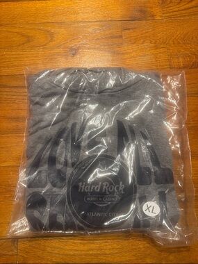Hard rock Casino, Atlantic City light hooded pullover new